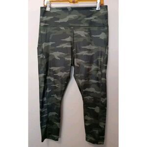 ATHLETA Women Ultimate Camo‎ 7/8 Spandex Tights Size 1X